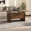 Coffee Table Brown Oak Engineered Wood