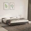 Bed Frame With Headboard Dark Grey Velvet California King Modern
