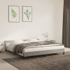 Bed Frame With Headboard Light Grey Velvet, Engineered wood, Plywood