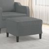 Footstool Dark Grey 100% polyester, plywood Compact Footstool