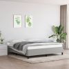Bed Frame Light Gray 100% polyester fabric, plywood, engineered wood
