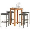 Garden Bar Set Grey, Anthracite