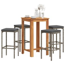 Garden Bar Set Grey, Anthracite