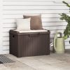 Garden Storage Box Brown Polypropylene (PP) Large