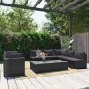 Garden Sofa Black