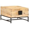Coffee Table Natural wood Solid mango wood, powder-coated iron
