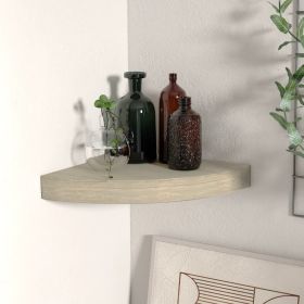 Corner Shelf Oak Honeycomb MDF, Metal Small Corner Shelf