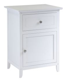 Night Stand Accent Table with Drawer