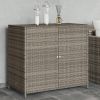 Garden Storage Cabinet Grey