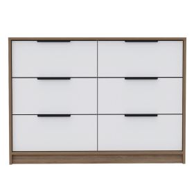4 Drawer Double Dresser Maryland, Bedroom, Pine / White