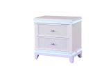 Nightstand in Milky White