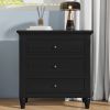 U_STYLE 3-Drawer Nightstand Storage Wood Cabinet (As Same As WF297663AAB)