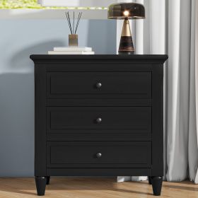 U_STYLE 3-Drawer Nightstand Storage Wood Cabinet (As Same As WF297663AAB)