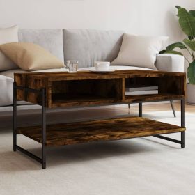 Coffee Table Smoked oak Engineered wood, metal Standard