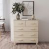 Sideboard Honey Brown Solid Pine Wood and MDF Medium Sideboard