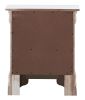 Sophisticated Silver Champagne Nightstand
