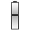 Free-standing Mirror Black Glass Full-Length Foldable