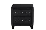 Sophia Modern style Night Stand Made With Wood In Black