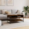 Coffee Table Smoked oak Engineered wood, metal Standard