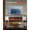 Fireplace TV Stand, Farmhouse Fireplace TV Stand for TVs up to 100 inch
