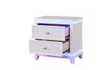 Nightstand in Milky White