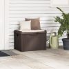 Garden Storage Box Brown Polypropylene (PP) Large