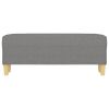 Bench Dark Grey Polyester Large Durable Rectangular