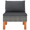 Middle Sofa Grey and Anthracite