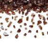 Fire Glass, 10 LBS / 4.5 KG High-Temperature Resistant Fireplace Rocks, 1/4-Inch / 6.35 mm Reflective & Smokeless Firepit Glass Rock