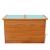 Storage Box Brown Fir wood, plywood, waterproof roof