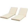 Foldable Chaise Lounge Cushion Set of 2(Only includes 2 cushions)
