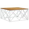 Coffee Table Silver, Natural Acacia