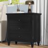 U_STYLE 3-Drawer Nightstand Storage Wood Cabinet (As Same As WF297663AAB)