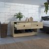 Hamilton Storage Bench; Two Open Shelves; Two Drawers -Light Oak