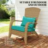 Terrace chair, backrest chair, garden chair, sky blue