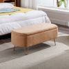 Camel Storage Ottoman Bench for End of Bed