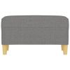 Bench Dark Grey Polyester, Plywood, Foam