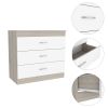 Bethage 3-Drawer Dresser White