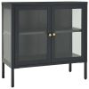 Sideboard Charcoal Powder-coated steel Medium Sideboard