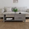 Coffee Table Light grey Solid pine wood, MDF Medium Coffee Table