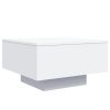 Coffee Table White Engineered wood 21.7 in x 21.7 in x 12.2 in