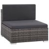 Sofa Set Gray and Dark Gray
