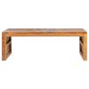 TV Stand Natural Teak Solid Teak Wood Medium TV Stand