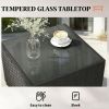3-piece terrace furniture set, outdoor furniture set, garden set, navy blue