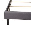 Cozy Casual Twin Bed In Sleek Gray