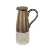 7" x 5" x 11" Candia Terracotta Pitcher, Sienna Brown