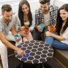 Innovative Touch-Sensitive Coffee Table, LED Illuminated End Table, Game room table, Lighted Side table