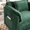 55.32*39.76" Oversized Sofa Indoor,Portable ottoman,Boucle Single Sofa Bed with Wider seat,Double deep cushion,Strong wrapping of thick armrests for L