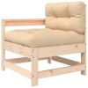 Garden Chair Pine Solid pine wood Regular Modular Garden Chair