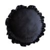 SOGA 45cm Butterfly Black Vintage Round Throw Pillow